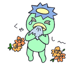 PomPori Kappa2 with a lot of flowers sticker #3141730