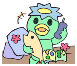 PomPori Kappa2 with a lot of flowers sticker #3141735