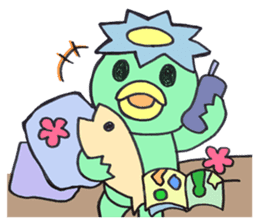PomPori Kappa2 with a lot of flowers sticker #3141735