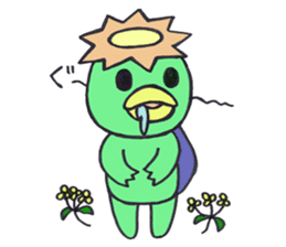 PomPori Kappa2 with a lot of flowers sticker #3141736