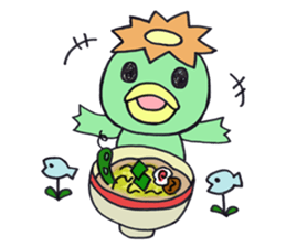 PomPori Kappa2 with a lot of flowers sticker #3141737