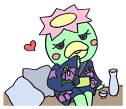 PomPori Kappa2 with a lot of flowers sticker #3141738