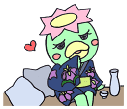 PomPori Kappa2 with a lot of flowers sticker #3141738