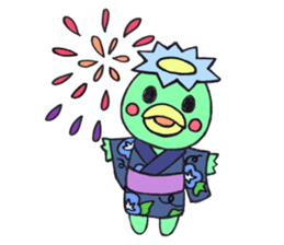 PomPori Kappa2 with a lot of flowers sticker #3141741