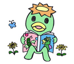 PomPori Kappa2 with a lot of flowers sticker #3141746