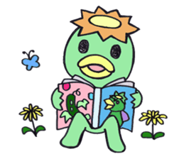 PomPori Kappa2 with a lot of flowers sticker #3141746
