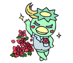 PomPori Kappa2 with a lot of flowers sticker #3141747