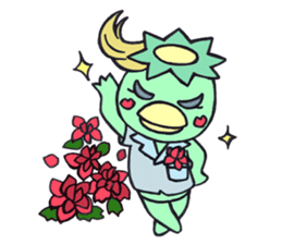 PomPori Kappa2 with a lot of flowers sticker #3141747