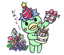 PomPori Kappa2 with a lot of flowers sticker #3141752