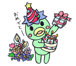 PomPori Kappa2 with a lot of flowers sticker #3141752