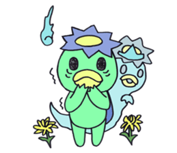 PomPori Kappa2 with a lot of flowers sticker #3141753