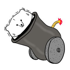 Friendly gentleman of the white bear