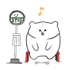 Friendly gentleman of the white bear sticker #3141816