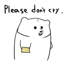 Friendly gentleman of the white bear sticker #3141819
