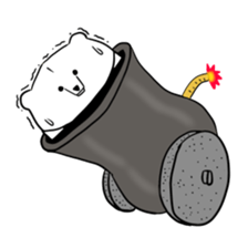 Friendly gentleman of the white bear sticker #3141823