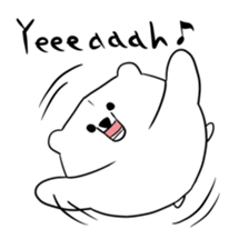 Friendly gentleman of the white bear sticker #3141829