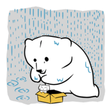 Friendly gentleman of the white bear sticker #3141833