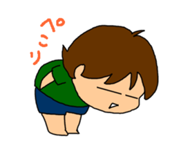 Single-edged eyelids "Niou-san" 2.1 sticker #3142081