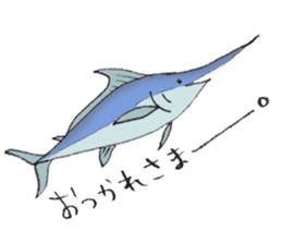 fish's sticker by monmobis sticker #3142562