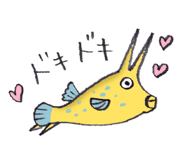 fish's sticker by monmobis sticker #3142567