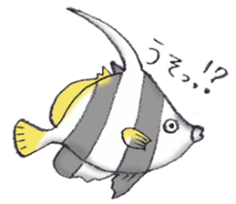 fish's sticker by monmobis sticker #3142592