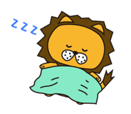 Cat ver Lion sticker #3142720
