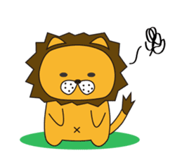 Cat ver Lion sticker #3142751
