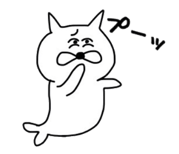 Seal and Cat sticker #3142766