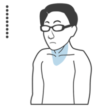 Cartoon Kawaii Man3 sticker #3142805