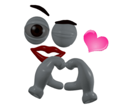 3D Eyes sticker #3142837