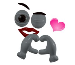 3D Eyes sticker #3142837