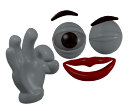 3D Eyes sticker #3142840