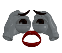 3D Eyes sticker #3142843