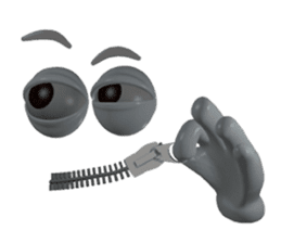 3D Eyes sticker #3142847