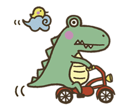 Cute crocodile's sticker #3142955