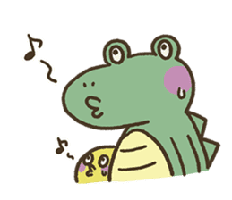 Cute crocodile's sticker #3142958