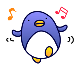 Penguin do not think anything sticker #3143104