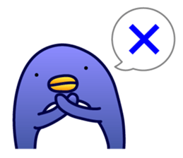 Penguin do not think anything sticker #3143109