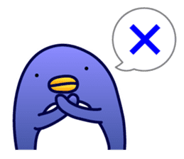 Penguin do not think anything sticker #3143109