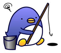 Penguin do not think anything sticker #3143112