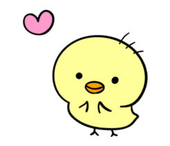kawaii! Chicken and chick! sticker #3143115