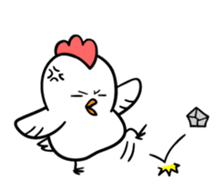 kawaii! Chicken and chick! sticker #3143127