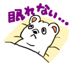 white dog [shiro] 2 sticker #3143886