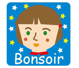 Mam and baby in French :-) sticker #3144379