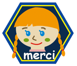 Mam and baby in French :-) sticker #3144382