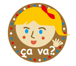 Mam and baby in French :-) sticker #3144384