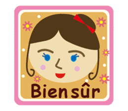 Mam and baby in French :-) sticker #3144386