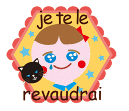 Mam and baby in French :-) sticker #3144387