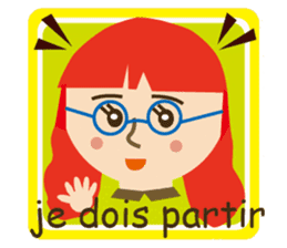 Mam and baby in French :-) sticker #3144394