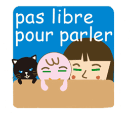 Mam and baby in French :-) sticker #3144399